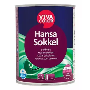 Краска VIVACOLOR HANSA SOKKEL A-алюс 0,9 л — грунтовка для фасада и цоколя