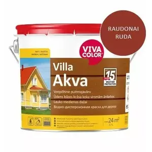 Фасадная краска VIVACOLOR VILLA AKVA 2.7 л — цвет REDBR 2669X
