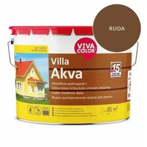 Фасадная краска VIVACOLOR Villa Akva Brown 540X 9 л — водно-дисперсная для наружных работ