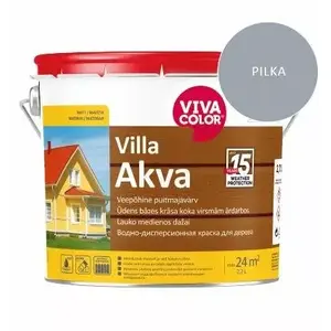 Фасадная краска VIVACOLOR Villa Akva L серый 7040, 2,7 л