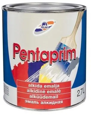 Alkyd enamel paint RILAK Pentaprim 2.7 L Photo 2