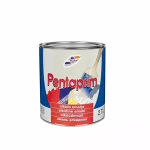 Алкидная эмаль RILAK Pentaprim черная 2,7 л, масляное защитное покрытие