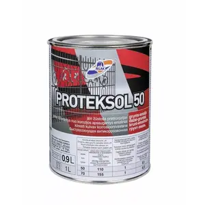 Грунт-эмаль RILAK PROTEKSOL-50 Черная 0,9 л, комбинированный грунт и финишное покрытие