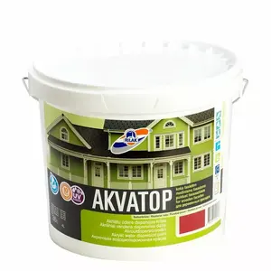 Krāsa RILAK PAINT AKVATOP REDDISH-BROWN 3.6L — ūdensbāzes krāsa 3.6 l, iekštelpu/ārpusē
