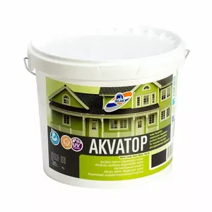 Краска RILAK AKVATOP Black 3.6 л водно-дисперсионная для интерьера и экстерьера