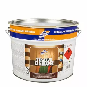 Krāsa RILAK TEKSTURDEKOR BASE-EC 9,9L — bāze teksturētiem dekoratīviem pārklājumiem, 9,9 l