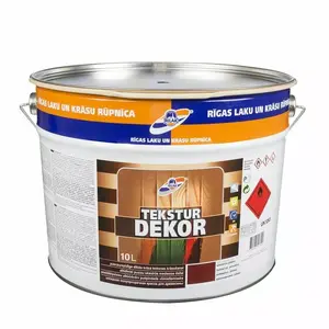 Paint RILAK TEKSTURDEKOR Reddish-Brown 10 L – textured decorative paint, interior/exterior, 10L