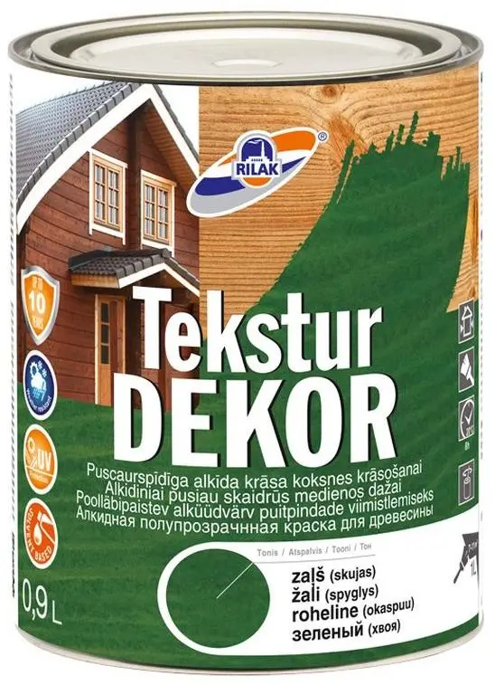 RILAK TEKSTURDEKOR GREEN 0.9 L Photo 2
