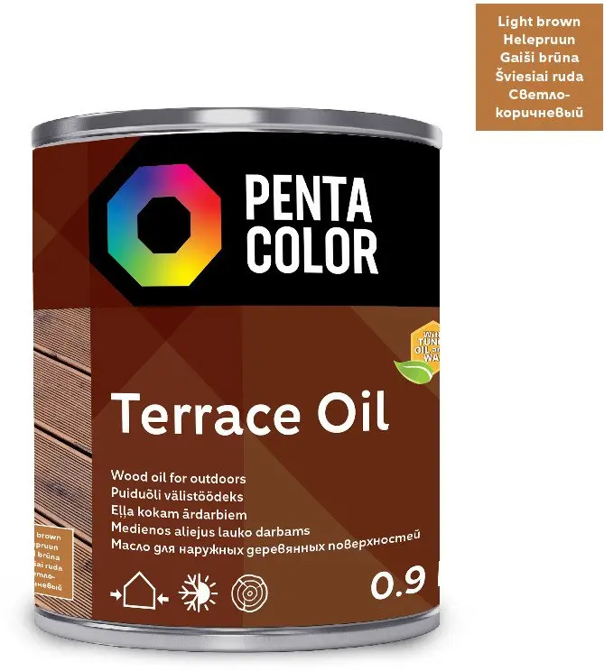 PENTACOLOR масло для террас OIL FOR TERRACE WITH TUNG Photo 2