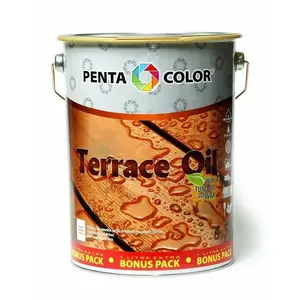 Terases eļļa PENTACOLOR OIL FOR TERRACE WITH TUNG TERRACE OI — koksnes aizsardzības eļļa