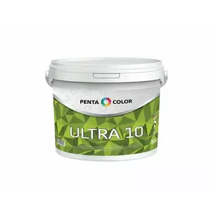 Краска PENTACOLOR Pentacolor Ultra 10 White — интерьерная водно-дисперсионная эмульсия, 10 л
