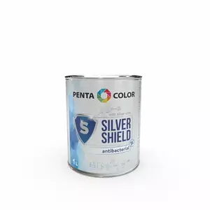 Краска PENTACOLOR Silver Shield 1 л — металлическая серебристая защитная краска, 1 л