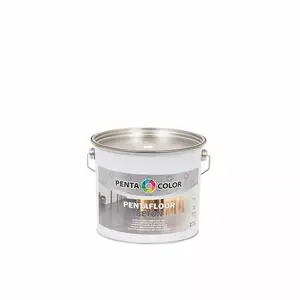 Floor paint PENTACOLOR Pentafloor Beton Grey 2.7L — concrete-effect floor coating, water-based
