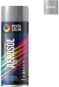 Аэрозольная краска PENTACOLOR PAINT AERO Penta Metallic Silver 400 мл