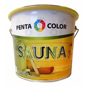 Acrylic lacquer PENTACOLOR Sauna 3 L – clear protective finish for sauna surfaces