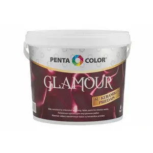 Dispersion Paint PENTACOLOR Glamour, water-based interior paint, MPN 134