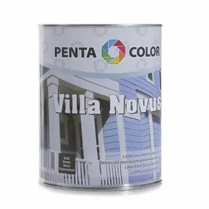 Fasādes krāsa Pentacolor Villa Novus 190 — brūna, ārējām mūra un apmetuma virsmām