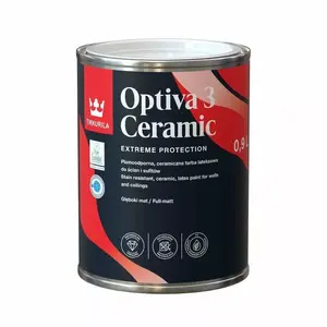 TIKKURILA PAINT OPTIVA CERAMIC BA 0.9 л — интерьерная керамическая краска, 0.9 л