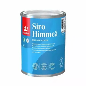 Fasādes krāsa TIKKURILA SIRO Matt 0,9 l — ārējai lietošanai, matēta apdare