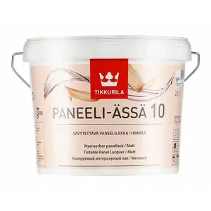 Краска TIKKURILA PANEL ACE MATT EP 2,7 л — матовая краска для панелей, водная