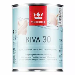 Mēbeļu laka TIKKURILA KIVA 30, 0.9 l