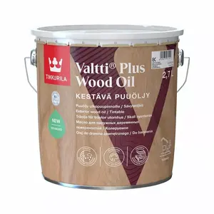 Масло для древесины TIKKURILA Valtti Puuöljy Aqua 2,7 л водная морилка-масло для наружных и внутренних работ