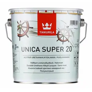 TIKKURILA Lacquer UN ICA SUP S-GL clear gloss wood/metal varnish 2.7 L