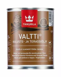 Mēbeļu eļļa TIKKURILA Valtti Kaluste 0,9 L — brūna