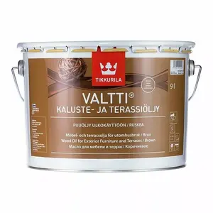 TIKKURILA Масло для мебели Valtti Kaluste 9,0 л, коричневое