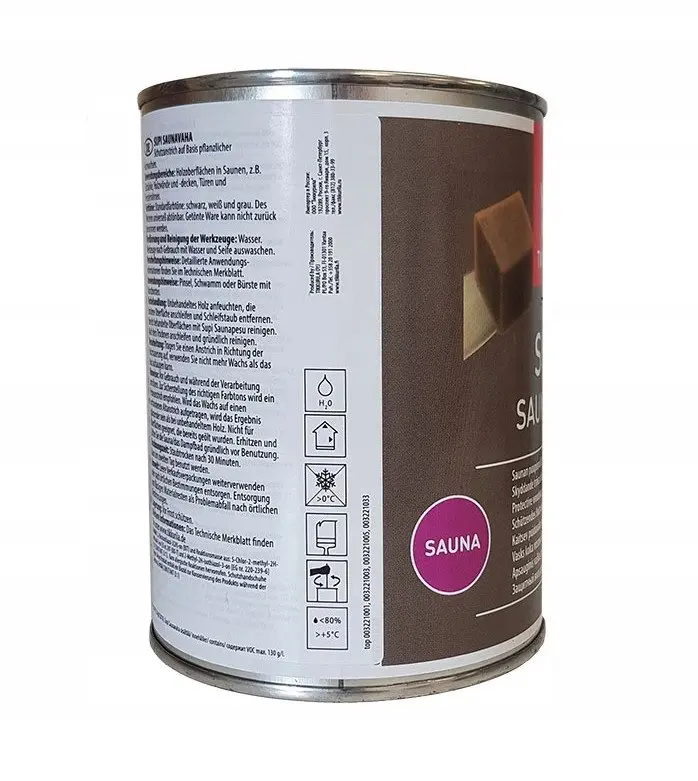 TIKKURILA SAUNA WAX SUPI 0,9 л Photo 2
