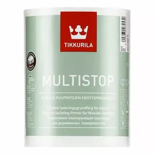 Грунтовка Tikkurila Multistop White F497 – водная грунтовка для блокировки пятен и адгезии