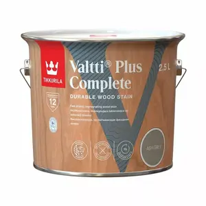 Krāsa TIKKURILA VALTTI PLUS COMPLETE Pelēka (Ash Grey) 2,5 L