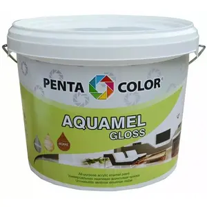 Paint Pentacolor AQUAMEL Ivory 3 kg Shiny – water-based interior paint, 3 kg, glossy finish