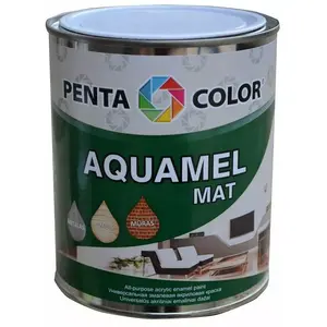 Paint Pentacolor Aquamel Ivory 0.7 kg — frosted water-based paint