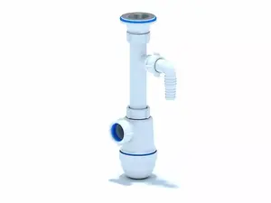 ANI PLAST B1300EU Washbasin Siphon 1 1/4" x 32 mm with Appliance Branch