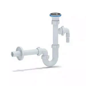 ANI PLAST DB1303 Washbasin Siphon 1 1/4 inch x 32 mm with Outlet