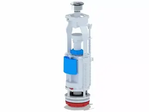 ANI_PLAST WC7050MEU Lower Flush Mechanism with Metallic Button 3/6L