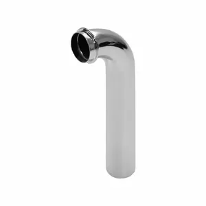 Tycner 889 Chrome Plated Pipe with Bordered End 32mm x 250mm