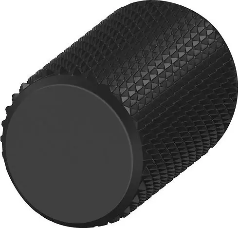 Furniture knob CERSANIT MEDELEY Black Photo 2