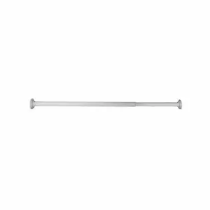 GEDY Shower Rail 80/135 cm, Diameter 25 mm, White