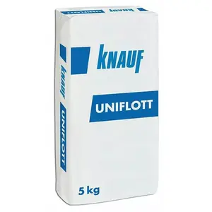 Špaktele KNAUF UNIFLOTT 5 kg — iekšdarbu šuvju un virsmas izlīdzināšanai