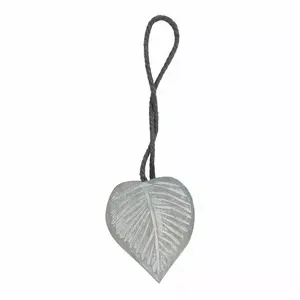 LUANCE Ottawa Wooden Magnetic Curtain Tieback, Old Grey