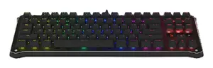 Игровая клавиатура A4Tech Bloody B930 — механическая, USB, раскладка US English, черная, RGB-подсветка