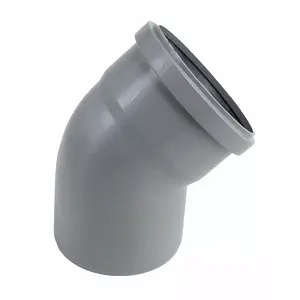 Soil & Waste Bend MAGNAPLAST 75×45 mm grey elbow pipe fitting