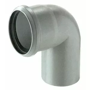Soil & Waste Bend MAGNAPLAST 75×88.5 mm, grey elbow for drainage pipes