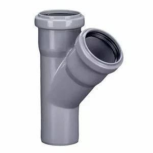 45° Tee Pipe Internal Drainage MAGNAPLAST HETA 50 mm
