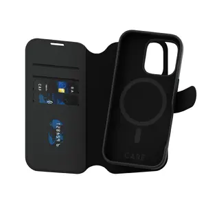 Чехол PanzerGlass CARE by Feature Case Tango Two-in-One Wallet MagSafe iPhone 16 Pro Черный