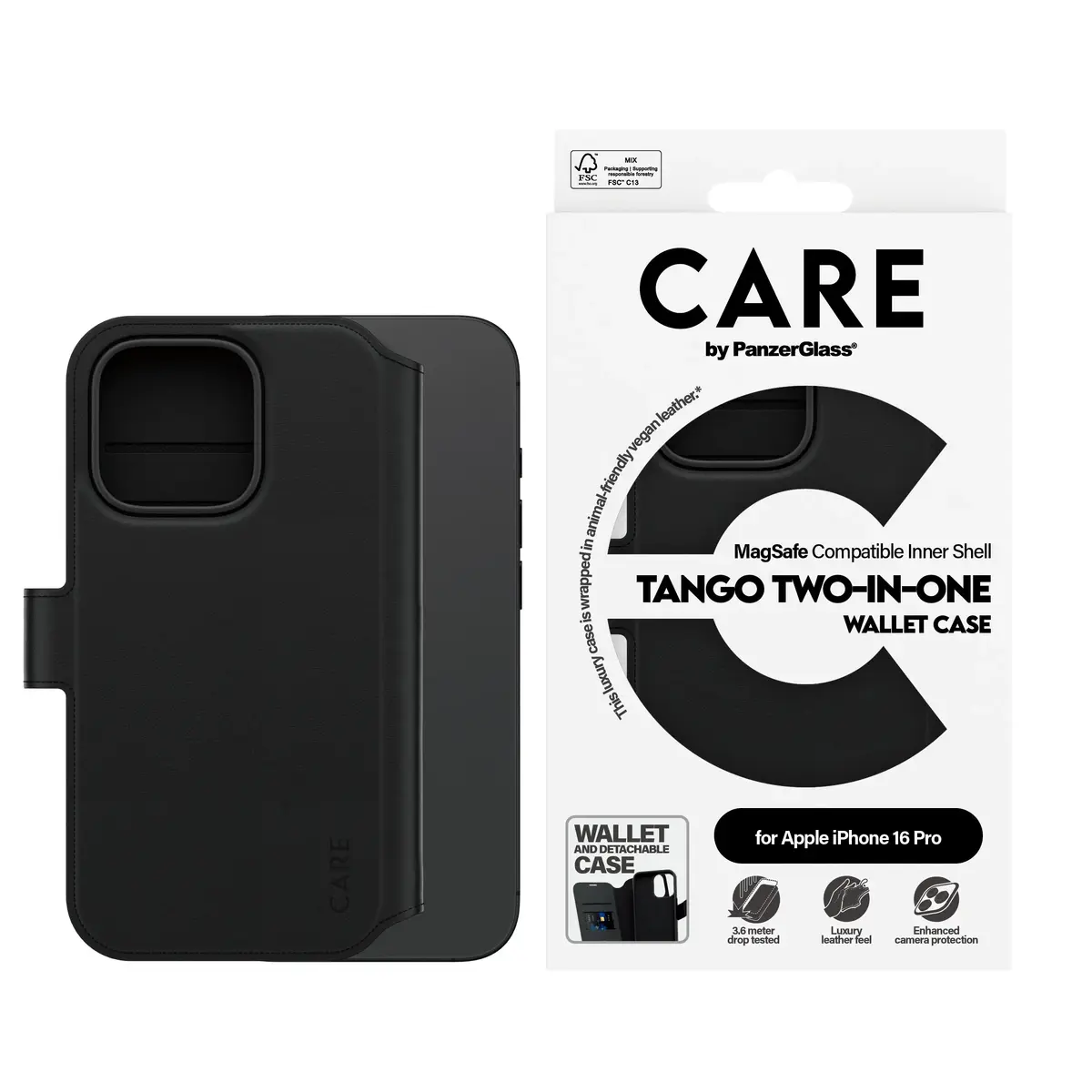 Чехол PanzerGlass CARE by Feature Case Tango Two-in-One Wallet Photo 2