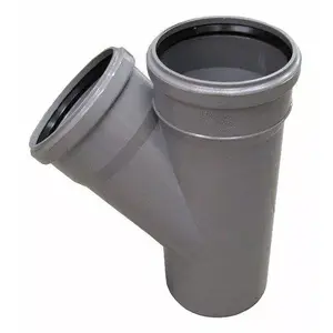 WAVIN ВЕТВЬ S&W 110x110/45 PVC серый — ответвление 110 мм x 110 мм, 45°