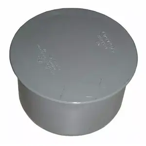 WAVIN COVER S&W 110 PVC серый — ПВХ крышка для трубопровода Ø110 мм (канализация/дренаж)